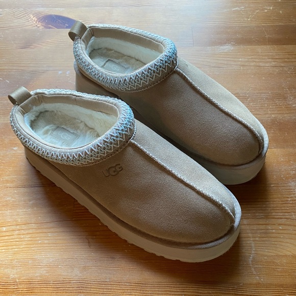 UGG Tazz Sand Platform Slipper Women's 11 - Picture 1 of 6